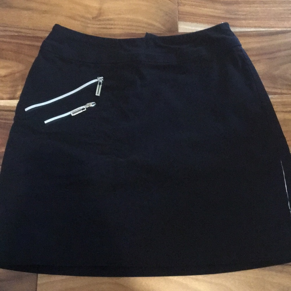 black golf skirt